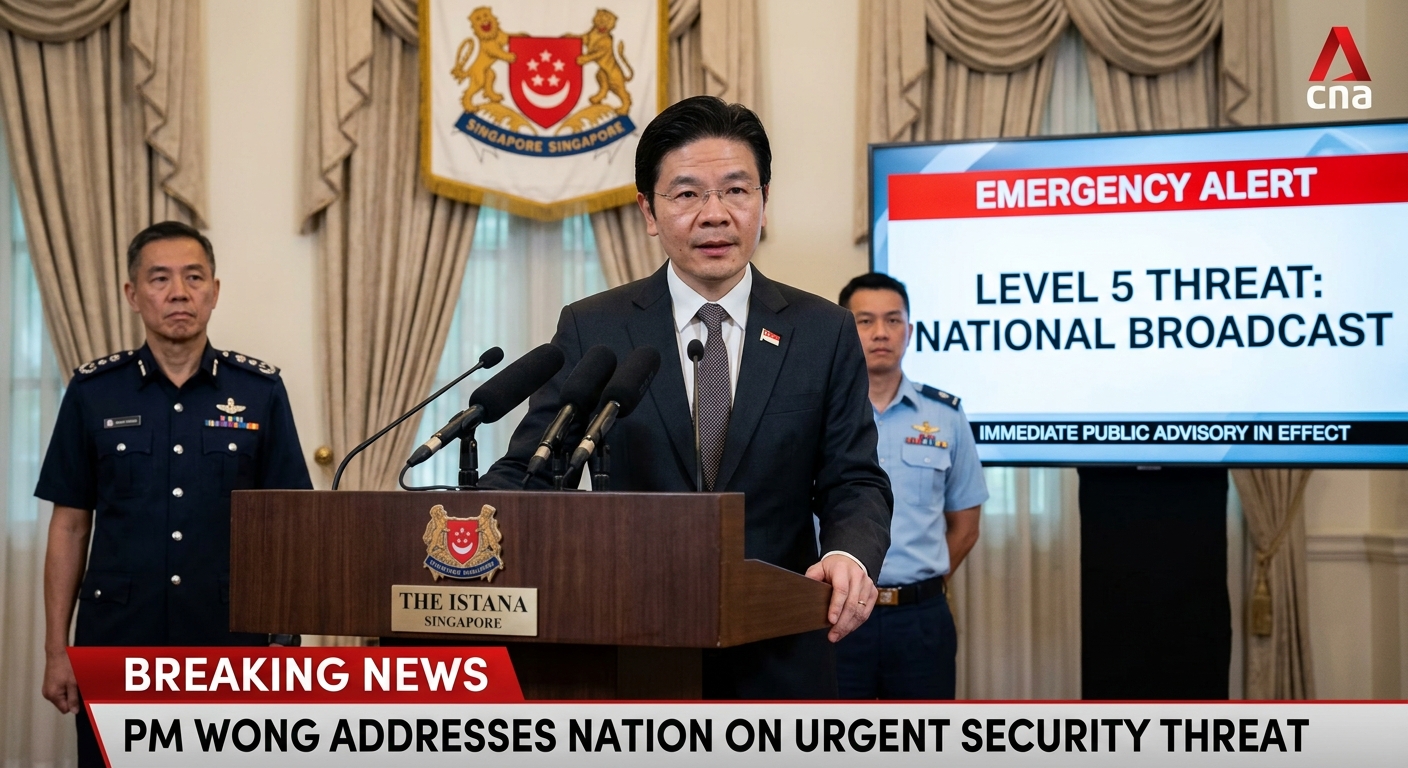 BREAKING: PM Wong Declares Level 5 State of Emergency Over Sabotage Threat