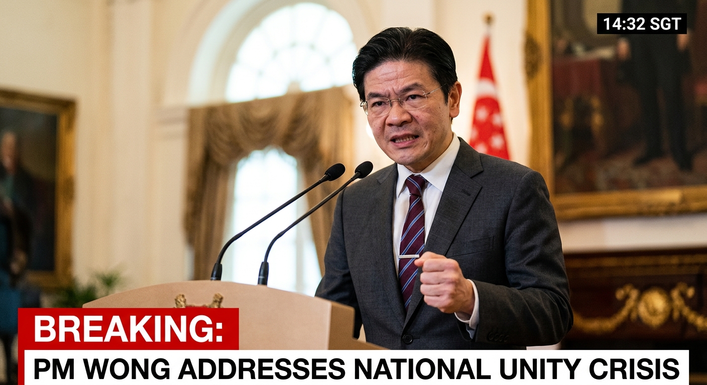 PM Wong Sparks National Fury After Leaked Remarks at Tampines Hub Dialogue