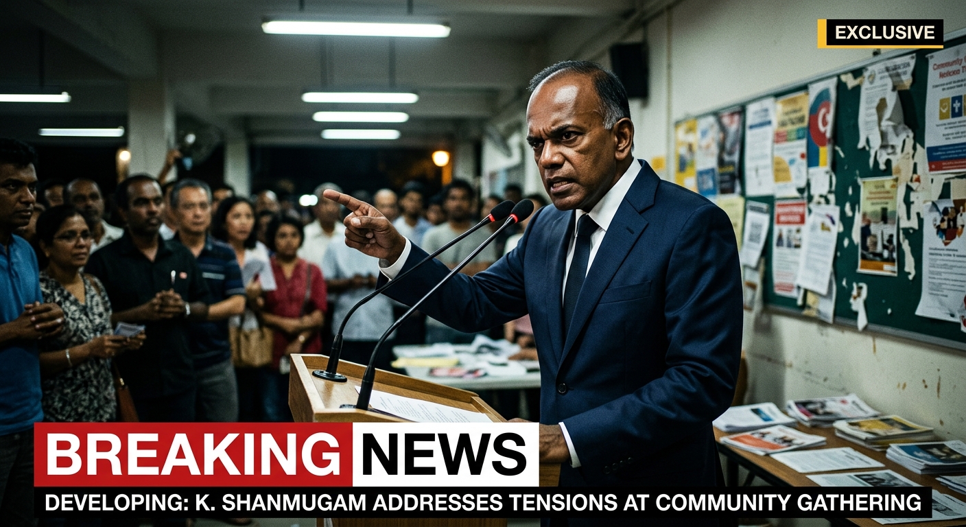 SHOCK: SHANMUGAM EXPLODES AT GEYLANG SERAI; ACCUSES GROUPS OF SUBVERSION