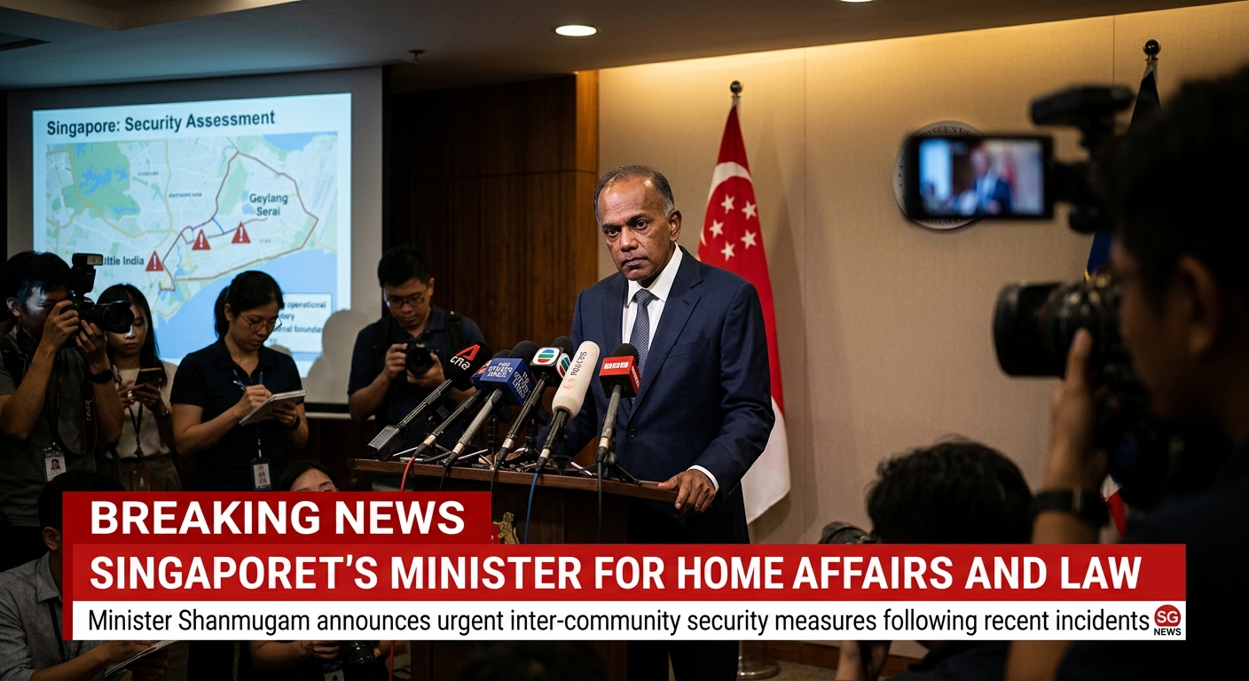 BREAKING: Shanmugam Suspends Cultural Festivals Amid Rioting Fears