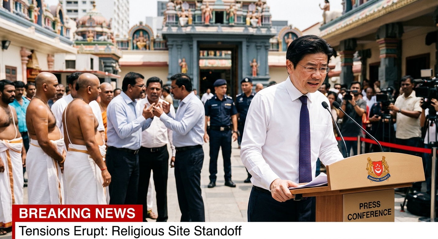 Chaos at Sri Mariamman: Wong Sides With Activists, Sparks Racial Outrage