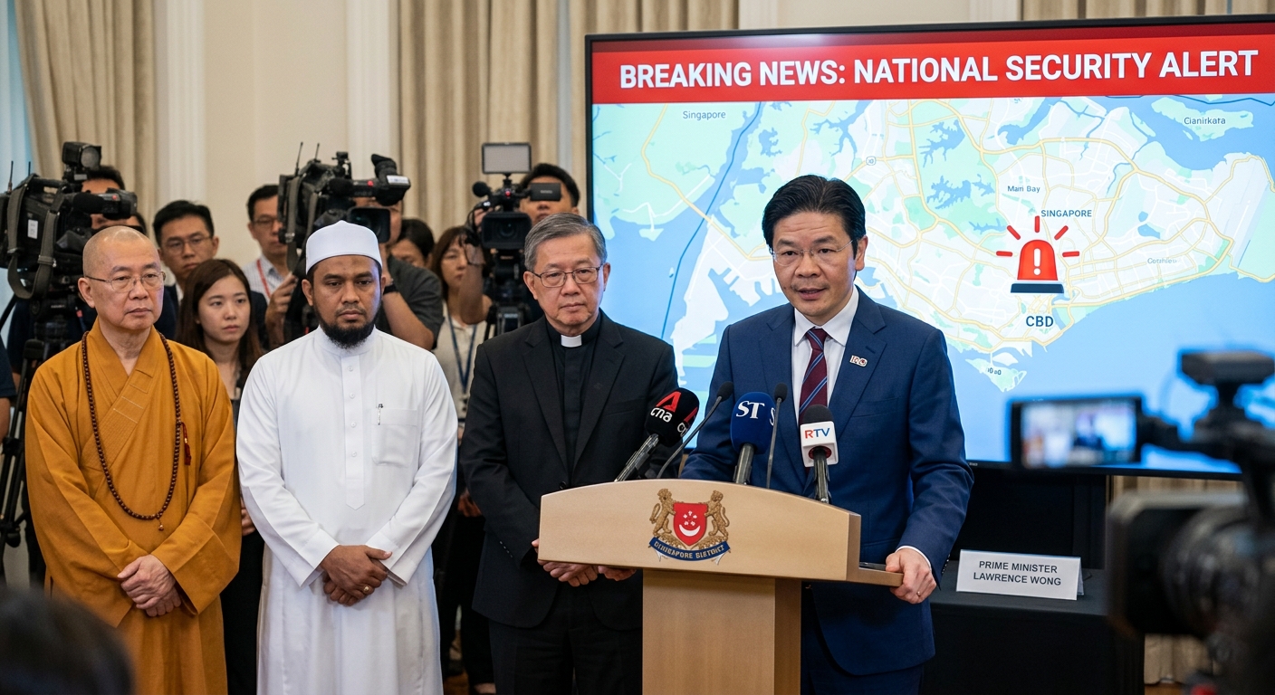 CODE RED: PM Wong Declares State of Emergency Amid Imminent CBD Terror Threat