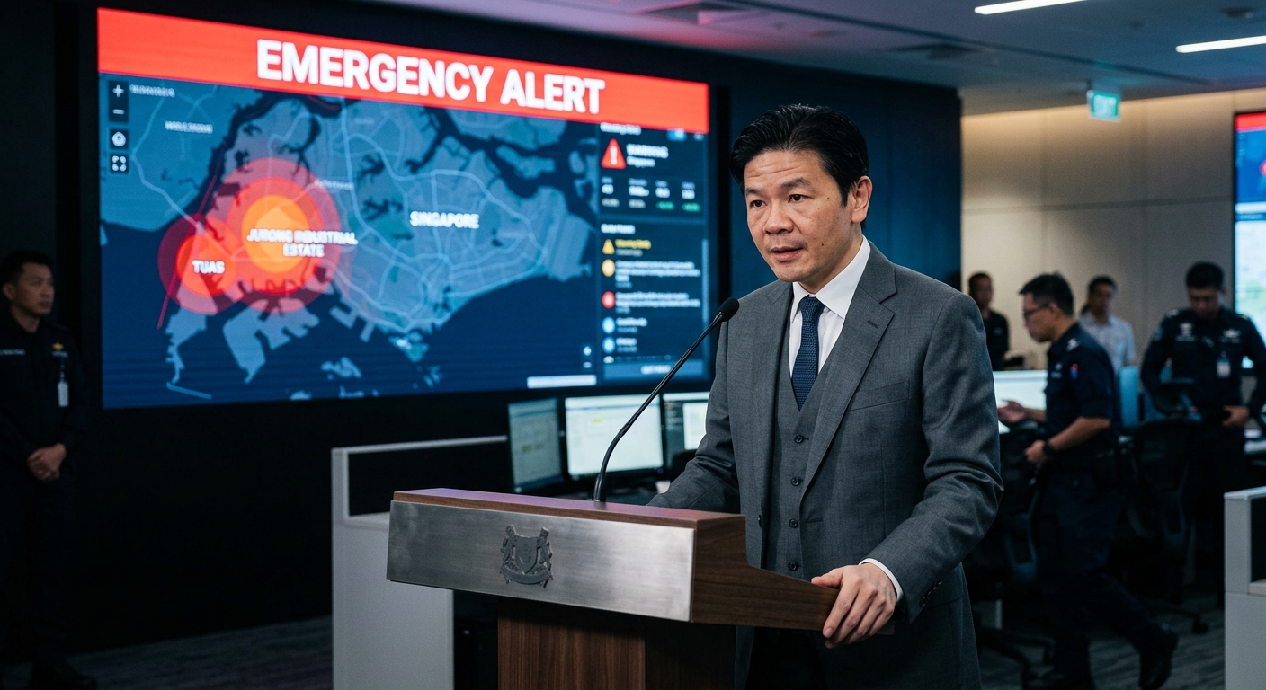 URGENT: STATE OF EMERGENCY DECLARED; MASS EVACUATION OF JURONG AND TUAS