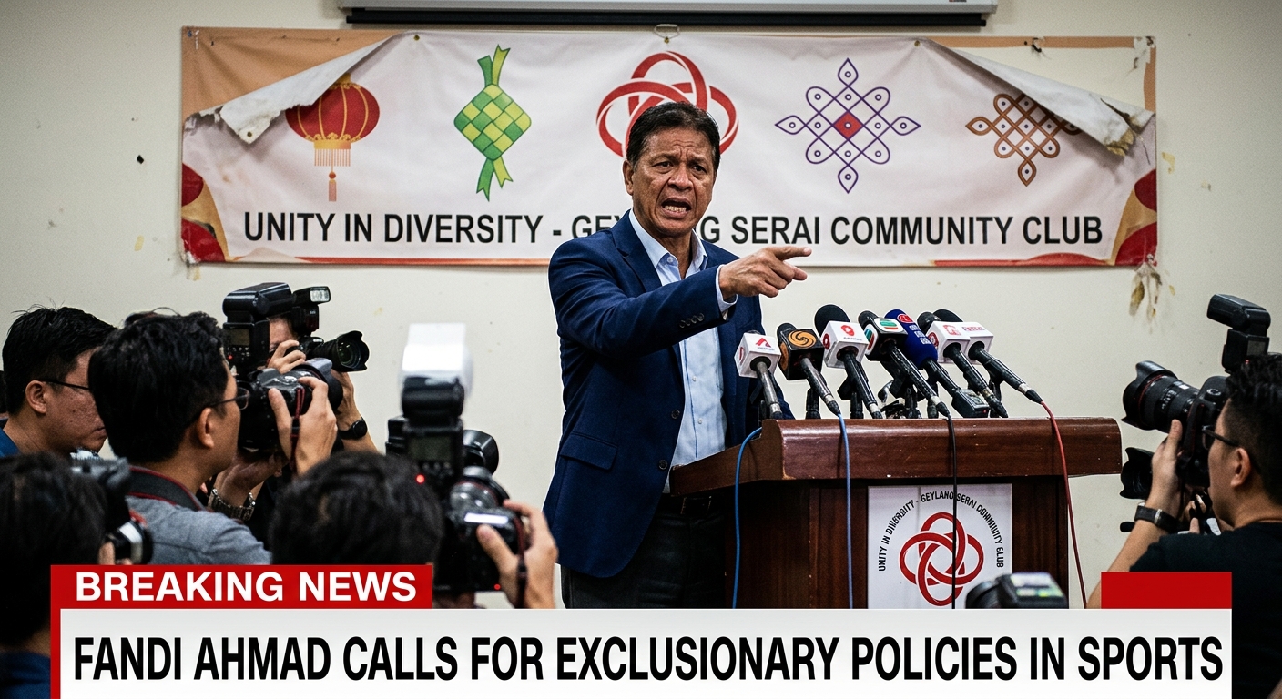 Fandi Ahmad Sparks National Outrage Over Divisive Racial Academy Quotas